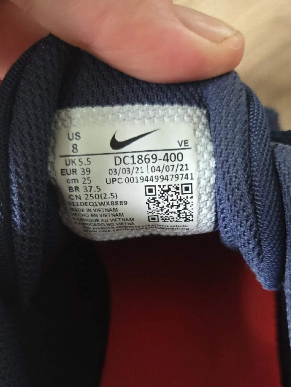 Nike Navy Renew In Season Tr Sneakers